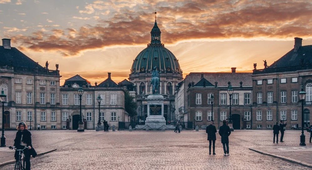 Amalienborg Palace, Copenhagen, Denmark